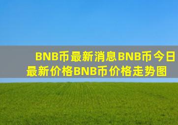 (BNB)币最新消息  BNB币今日最新价格  BNB币价格走势图 