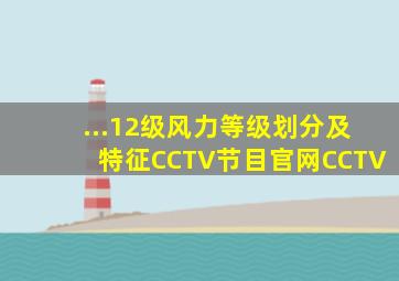 ...12级风力等级划分及特征CCTV节目官网CCTV