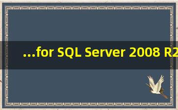 ...for SQL Server 2008 R2 Service Pack 2 GDR: July 14, 2015...