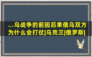 ...乌战争的前因后果,俄乌双方为什么会打仗|乌克兰|俄罗斯|北约|明斯克...