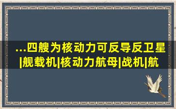 ...四艘为核动力,可反导反卫星|舰载机|核动力航母|战机|航空母舰...