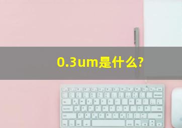 0.3um是什么?