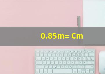 0.85m=( )Cm