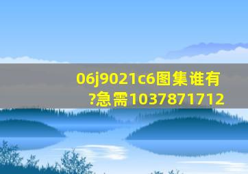 06j902―1―c6图集谁有?急需1037871712