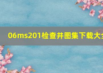 06ms201检查井图集下载大全