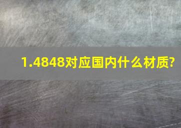 1.4848对应国内什么材质?