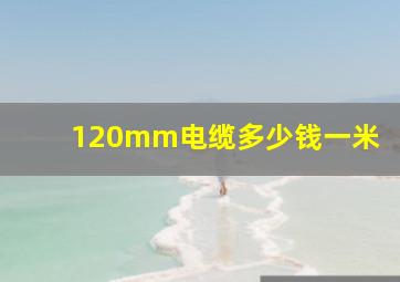 120mm电缆多少钱一米