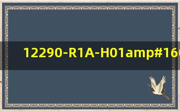 12290-R1A-H01     12290-5A2-A01&...