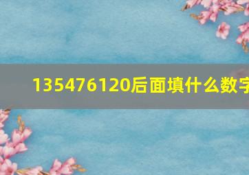 135476120后面填什么数字(