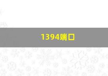 1394端口