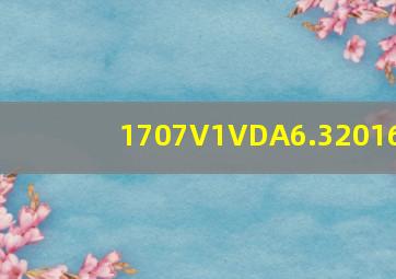 1707V1VDA6.32016