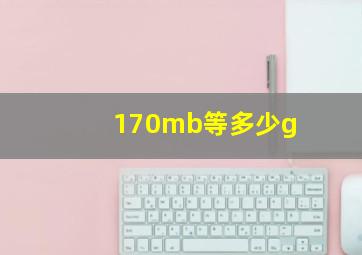 170mb等多少g