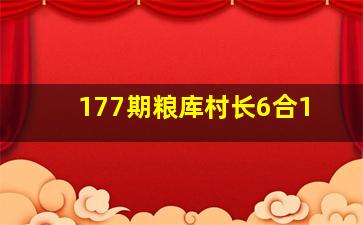 177期粮库村长6合1