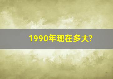 1990年现在多大?