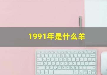 1991年是什么羊