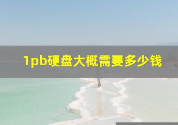 1pb硬盘大概需要多少钱