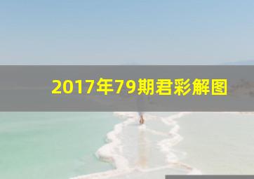 2017年79期君彩解图