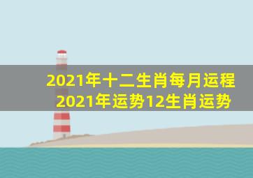 2021年十二生肖每月运程,2021年运势12生肖运势 