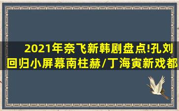 2021年奈飞新韩剧盘点!孔刘回归小屏幕、南柱赫/丁海寅新戏都有