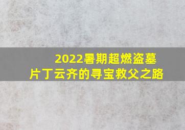 2022暑期超燃盗墓片,丁云齐的寻宝救父之路