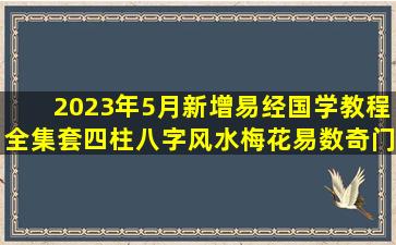 2023年5月新增易经国学教程全集套四柱八字风水梅花易数奇门遁甲...