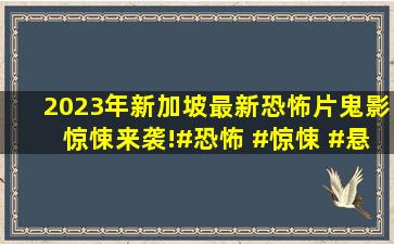 2023年新加坡最新恐怖片《鬼影》惊悚来袭!#恐怖 #惊悚 #悬疑#胆小...