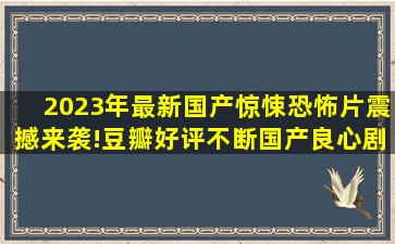 2023年最新国产惊悚恐怖片震撼来袭!豆瓣好评不断,国产良心剧,值得...