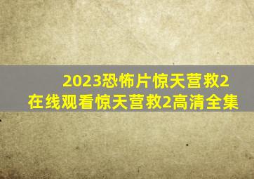 2023恐怖片《惊天营救2》在线观看《惊天营救2》高清全集