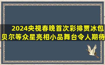 2024央视春晚首次彩排,贾冰包贝尔等众星亮相,小品舞台令人期待