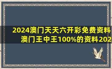 2024澳门天天六开彩免费资料,澳门王中王100%的资料,2024澳门...