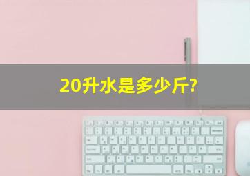 20升水是多少斤?