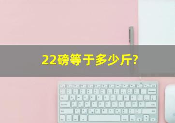 22磅等于多少斤?