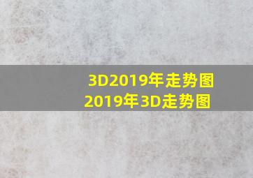 3D2019年走势图2019年3D走势图 