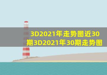 3D2021年走势图近30期3D2021年30期走势图