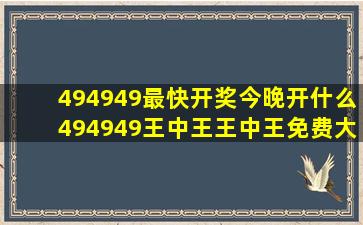 494949最快开奖今晚开什么,494949王中王王中王免费大全,494949...