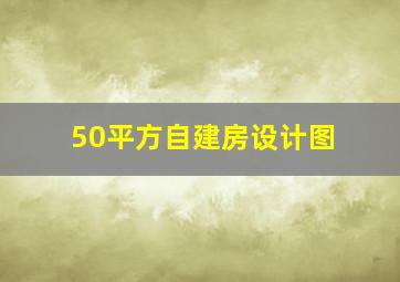 50平方自建房设计图