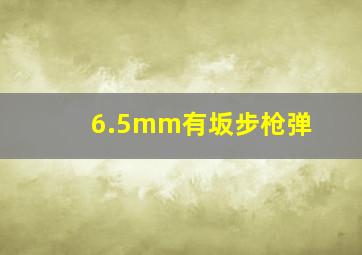 6.5mm有坂步枪弹