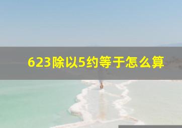 623除以5约等于怎么算(