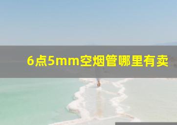 6点5mm空烟管哪里有卖