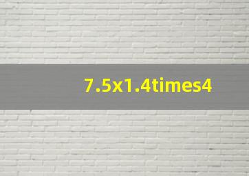 7.5x1.4×4