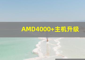 AMD4000+主机升级