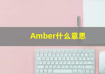 Amber什么意思