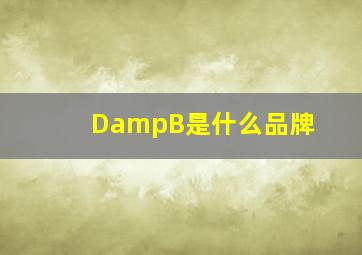 D&B是什么品牌