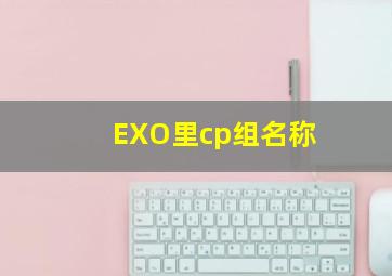 EXO里cp组名称(