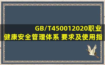 GB/T450012020职业健康安全管理体系 要求及使用指南4