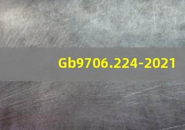 Gb9706.224-2021