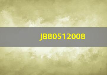 JB80512008