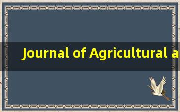 Journal of Agricultural and Food Chemistry影响因子多少?