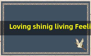 Loving shinig living Feeling 中文翻译