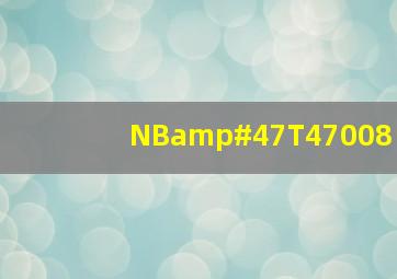 NB/T47008